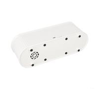 Humidifier, Flame Essential Oil Diffuser 7 Colours Changing Waterless Auto Off, Simulation Atmosphere Night Light for Bedroom Home Office Silent(White)