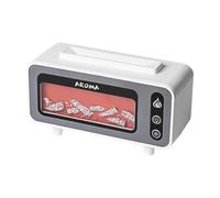 Humidifier for Bedroom, Cool Mist Diffuser with Fireplace Flames Effect | 200 ml Silent USB Humidifier with LED for Bathroom, Yoga, Office, Spa, Car and Living Room