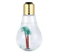 Humidifier for Bedroom - Humidifier for Bedroom | Bulb Rechargeable Air Purifier | 400ml Usb Personal Desktop Humidifiers Quiet Portable Mini Air Moisturizer for Room Bedrooms Office Car Travel