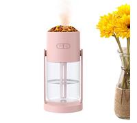 Humidifier For Bedroom - Volcano Shape Air Humidifier | USB Powered Car Diffuser with 7 Color Lights | Adjustable Angle Humidifier | Bedroom Humidifier