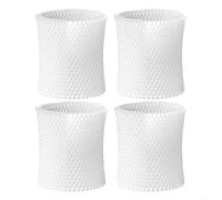 Humidifier Replacement Filter for Canopy, 8-Layer Mesh Design Water Absorption Mineral Trapping System Compatible with Bedside and Nursery Humidifiers White 6 Weeks Duration(4 PACK)