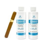 Humidifier Solution for Humidor, SLEGE Cigar Humidore Humidifier Solution, Humidore Cigars Propylene Glycol Pre-Mixed Liquid 7 Oz (2 bott), Portable Travel