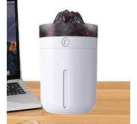 Humidifier with Coloured Flame | Quiet Colourful Diffuser 330 ml Capacity - Portable Cool Mist Humidifier | for Bedroom Living Room Studies Work Area Home