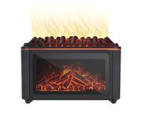 Humidifier with Fire Effect | 160 ml Ultrasonic Silent Home Decoration with 7 Flame Colours, Oils Diffuser | for Office Bathroom Car Spa Room Yoga Meditation Classroom H