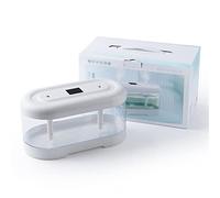 Humidifiers 2L Ultrasonic Air Humidifier Colorful Night Light Large Volume Aromatherapy Air Humidifier Wireless Household Use for Home Bedroom