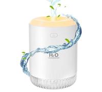 Humidifiers for Bedroom air Humidifiers for home Small Plants baby Humidifier Indoor Portable Cool Mist Mini Room Humidifier Travel Desk 350ml (White)
