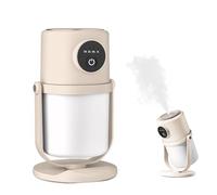 Humidifiers for Bedrooms, Casbomy 28dB Quiet Humidifiers for Bedroom Baby, Mini Humidifier with Auto Shut-Off Night Light, 90° Rotation Ultrasonic Cool Mist Humidifiers for Home and Plants (Yellow)