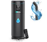 Humidifiers for Large Room Home Bedroom 2000 sq.ft. 17L/4.5Gal Large Humidifier with Extension Tube & 4 Speed Mist,Top Fill Wholehouse Humidifier with 360°Nozzle for Plant Commercial Greenhouse(Black)