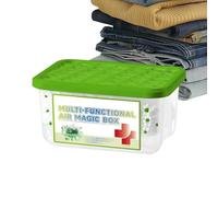 Humidity Absorber - 4.33x3.15x2.36in Dust Removing, Refillable Packets Design, Long Lasting Indoor Air Quality Improvement Tool | Bathrooms Basements Cars RVs Compact Space Musty Smell Neutralizer