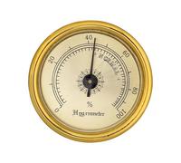 Humidity Gauge for, Hygrometer Analog Humidor | with High Accuracy, Back Magnet, 45mm Hygrometer, Tester Guitar, Violin, Cabinet
