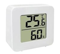 Humidity Monitor | Room Temperature Gauge - Small Electronic Meter Accurate for Wine Cellar RV Baby Room Freezer Basement Chicken Coop