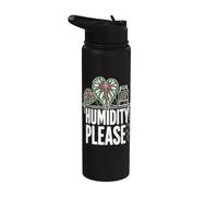 Humidity Please Houseplant Care Stainless Steel Insulated Water Bottle
