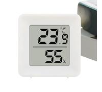 Humidity Sensor - Battery-Powered Portable, LCD Screen Digital Monitor, Temperature Humidity Gauge with Accurate Reading, ABS Material Hygrometer | for Indoor Outdoor Home Office Bedroom Greenhouse