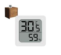 Humidity Temperature Meter - Indoor Digital Humidity Reader for Home - Easy to Read Portable Accurate Sensor Gauge in Bathroom Porch Living Room Garden Home Baby Room Nursery Garage Patio