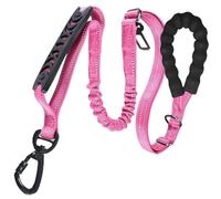 Humkopnl Dog Lead Rope - No Pull Walking Rope,Shock Absorbing, Pet Tape with Soft Handle, Adjustable Tractor for Large Breed Dogs