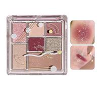 Humkopnl Eye Shadow Palette Makeup - 7 Colors Waterproof Eye Shadow | Waterproof Vibrant Colors Shades Cosmetics, Glitter Makeup Eyeshadow Palette