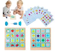 Humkopnl Memory Matching Game | Shapes Colors Sorting Desk Toy | Matching Memory Game,for Child Parent Nursery Kindergarten School Home Party