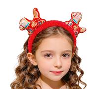 Humkopnl New Years Headband 2026,Year of the Horse Headdress,Photo Booth Costume Headband - for Boys Culture Fans Students Festival Attendees Event Guests Family Gathering Office Party