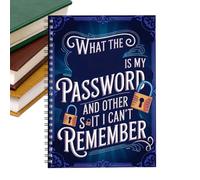 Humkopnl Password Notebook | Spiral Personal Information Keeping Journal,Login Password Notebook,for Seniors Grandparents Mother Father Youth Students Family