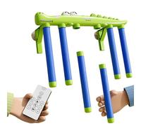 Humkopnl Reflex Challenge Game,Remote Control Reflex Challenge Game with Music | Hand Eye Coordination Adjustable Speed Reaction Trainer for Indoor