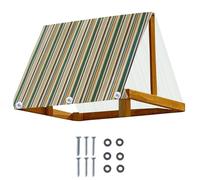 Humkopnl Replacement Canopy for Outdoor Swing, 43x90 Inch Swing Set Replacement Tarp, Playground Equipment Parts for Picnic Fishing Patio Jungle House Yard Tree Discovery