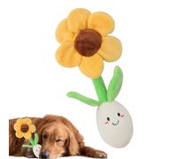 Humkopnl Sound Making Puppy Toy - Puppy Flower Sound Making Toy,Friendly Puppy Enrichment Puzzle and Interactive Fun Plush Toy for Pet Hospital