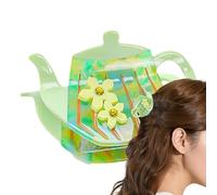 Humkopnl Teapot Claw Clips - Anti-Skid Hair Jaw - Strong Grip Hair Catch, Fashionable Hair Barrettes, Hair Accessories for Long Hair