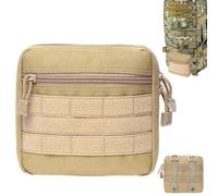 Humkopnl Tool Storage Bag, Urgent Waterproof Tool Bag, Large Hardware Organizer with Reflective Strip for Hiking, Outdoor Activities Storage, Home Repair, Car