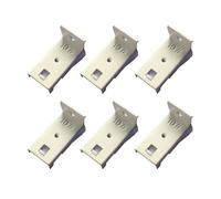 Humkopnl Track Curtains Wall Mount | 6 Piece Curtains Track Wall Mount Brackets - Heavy Duty Hardware Fittings Mounting Bracket for RV Apartment Living Room Bedroom Hotel Use