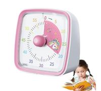 Humkopnl Visual Timer For Classroom | Desk Countdown Timer | Silent Desk Countdown Timer, 60 Minute Classroom Teaching Timer With Rainbow Pattern Design For Classroom Kitchen