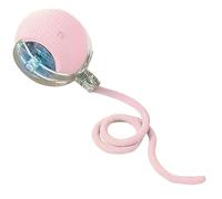 Hummcqit Cat Ball Toy, 360°Smart Moving Interactive Cat Toy Ball, Self Rolling Dog Toys with Tail, Pet Toys for Indoor Kitten/Puppy (Pink,Wake-up Mode)