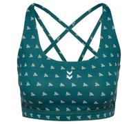Hummel Aop Impact Sports Bra Green XL Woman