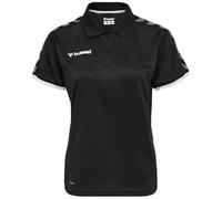 hummel Hmlauthentic Women's Functional Polo Shirt, womens, Polo, 205384-2114-L, black/white, L