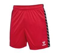 hummel Authentic PL Men's Sports Shorts with Adjustable Drawstring Waistband 100% Recycled Polyester Breathable and Quick-Drying True Red