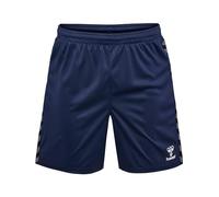 hummel Authentic PL Men's Sports Shorts with Adjustable Drawstring Waistband 100% Recycled Polyester Breathable and Quick-Drying Navy