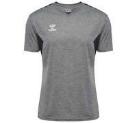 Hummel Men's Authentic PL Jersey T-Shirt, Short Sleeve, 100% Recycled Polyester, Grey Melange, L
