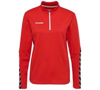 hummel Hmlauthentic Half Zip Sweatshirt Women's Multisport with Short Zip True Red