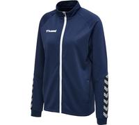 hummel Authentic Women's Sports Jacket - Training Jacket & Running Jacket - Thin Jacket for Sports, Fitness and Everyday Use - with Zip, Pockets and Stand-Up Collar - Made of Polyester Knitted Fabric