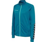 hummel Authentic Women's Sports Jacket - Training Jacket & Running Jacket - Thin Jacket for Sports, Fitness and Everyday Use - with Zip, Pockets and Stand-Up Collar - Made of Polyester Knitted Fabric