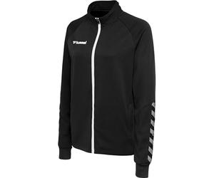 hummel Authentic Women's Tracksuit Jacket and Running Jacket Thin Jacket for Sports, Fitness and Everyday Use with Zip, Pockets and Stand-Up Collar Polyester Knitted Fabric