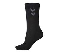 hummel Basic Childrens Socks, pack of 3 - UK 13- Junior 2.5, Black