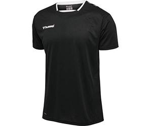 hummel Boys Hmlauthentic Kids Poly Jersey S/S Jersey Black/White