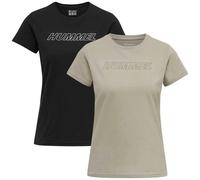 Hummel Cali Cotton Short Sleeve T-shirt 2 Units Multicolor XS Woman