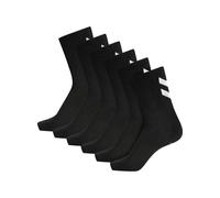 HUMMEL Chevron 6 Pack Socks Black 3 - 6.5