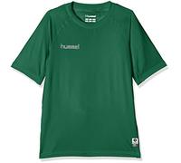 Hummel Children's First Perf Short Sleeve Jersey, Children's, Shirt, 1037296140140, Evergreen, 140 (EU)