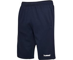 hummel Children's hmlGO Kids Cotton Bermuda Shorts, Navy, 116