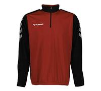 Hummel Childrens/Kids Quarter Zip Sweatshirt - Red/Black - 8 Years - Red/Black