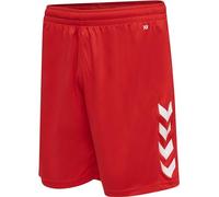 hummel Core XK Poly Sports Shorts Men - Sports Shorts - Shorts for Gym & Training with Adjustable Drawstring in Waistband - Regular Fit - Breathable and Quick-Drying True Red