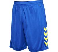 hummel Core XK Poly Sports Shorts, True Blue/Blazing Yellow