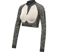 Hummel Damen Half-Zip Sweatshirt Hmlmt Mila Seamless Crop Half Zip 215965